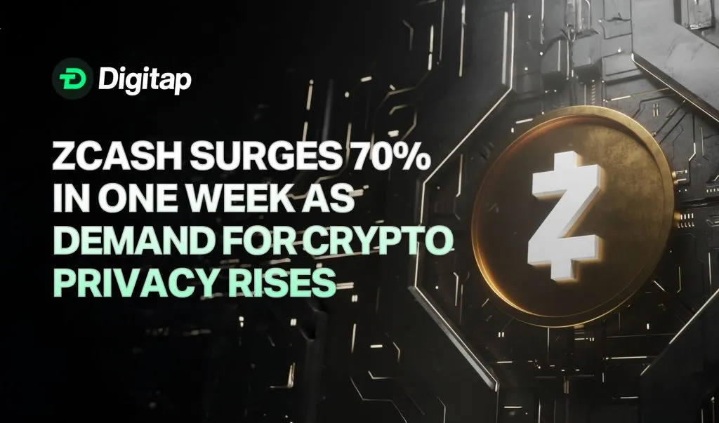 Zcash Surges 70% in One Week as Demand for Crypto Privacy Rises
